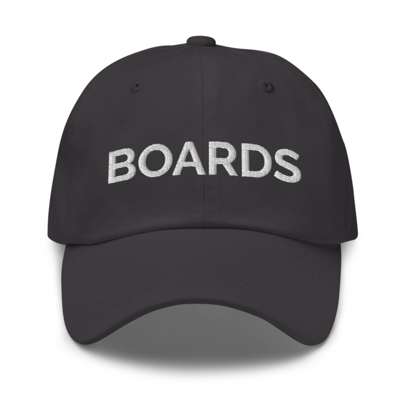 Boards Hat - Dark Grey