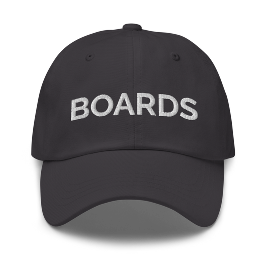 Boards Hat - Dark Grey