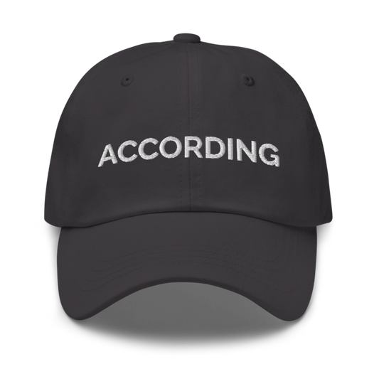 According Hat - Dark Grey