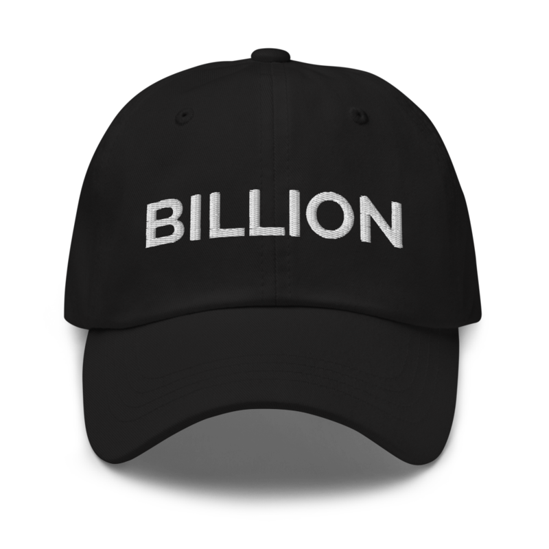 Billion Hat - Black