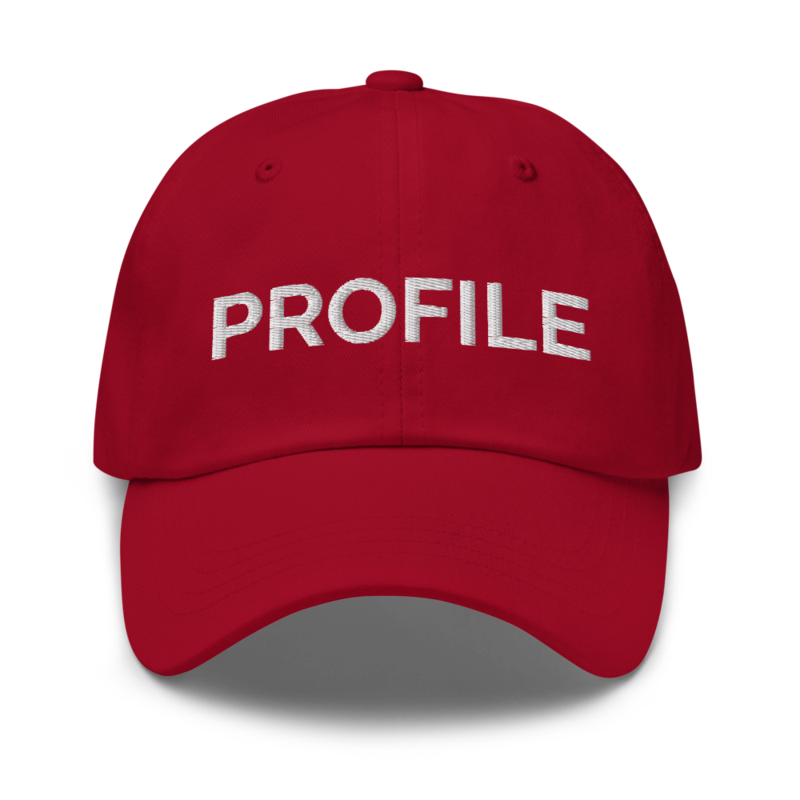 Profile Hat - Cranberry