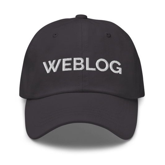 Weblog Hat - Dark Grey