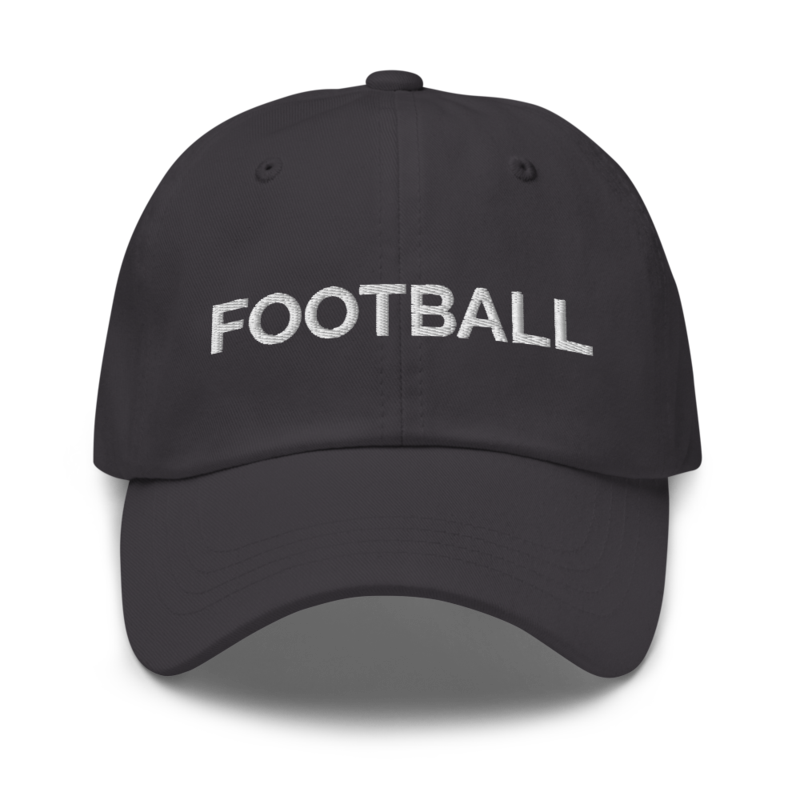 Football Hat - Dark Grey