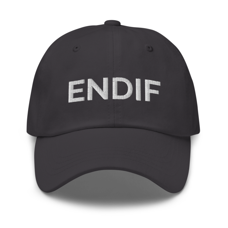 Endif Hat - Dark Grey