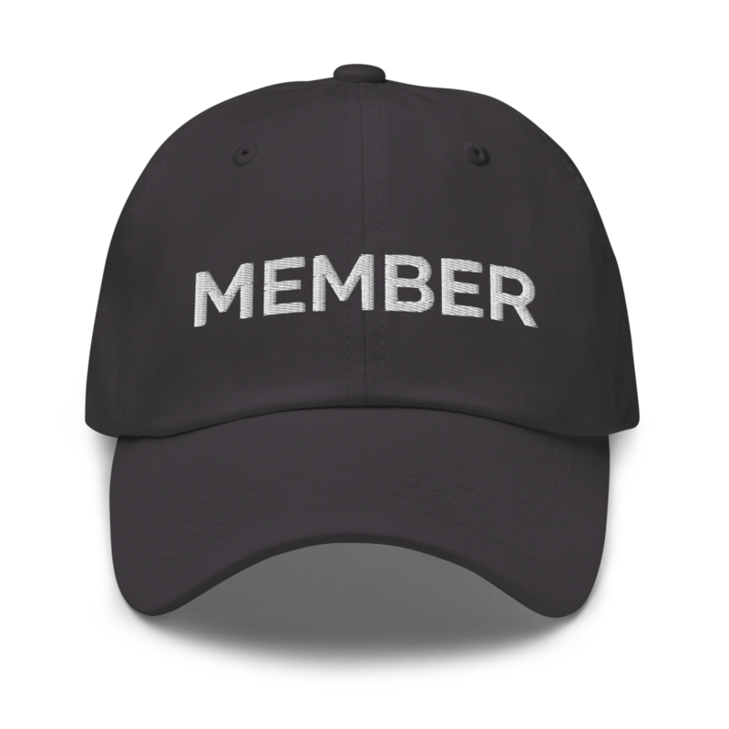 Member Hat - Dark Grey