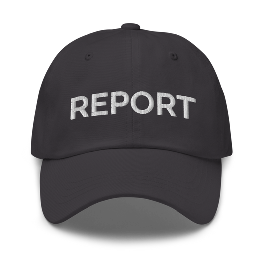 Report Hat - Dark Grey