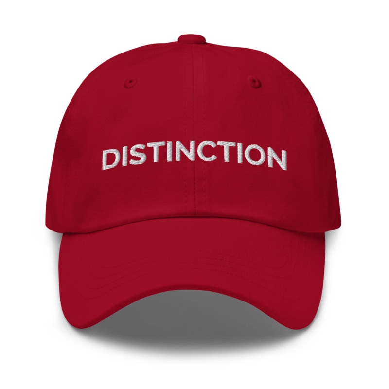 Distinction Hat - Cranberry