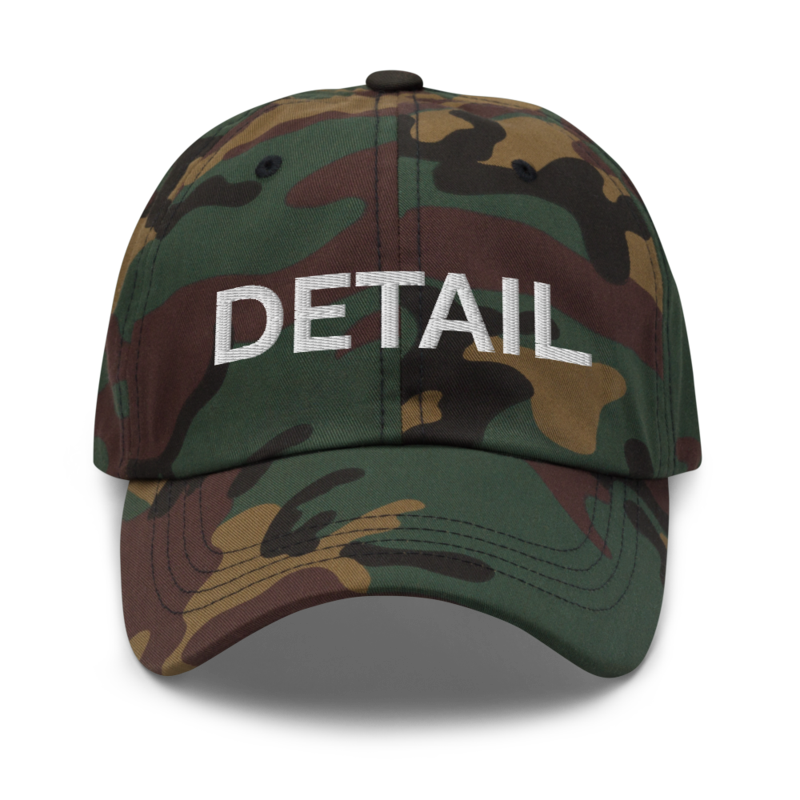 Detail Hat - Green Camo