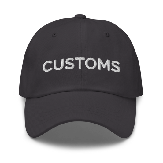 Customs Hat - Dark Grey