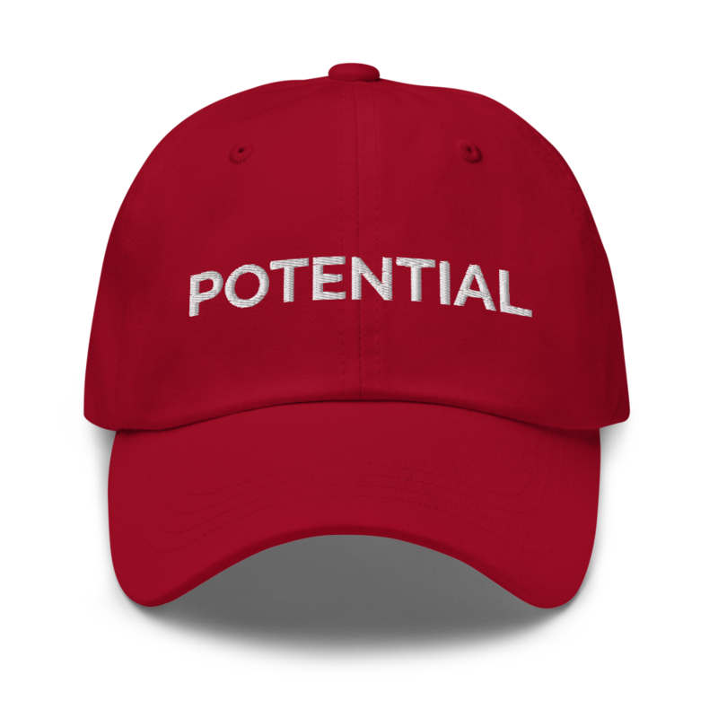 Potential Hat - Cranberry