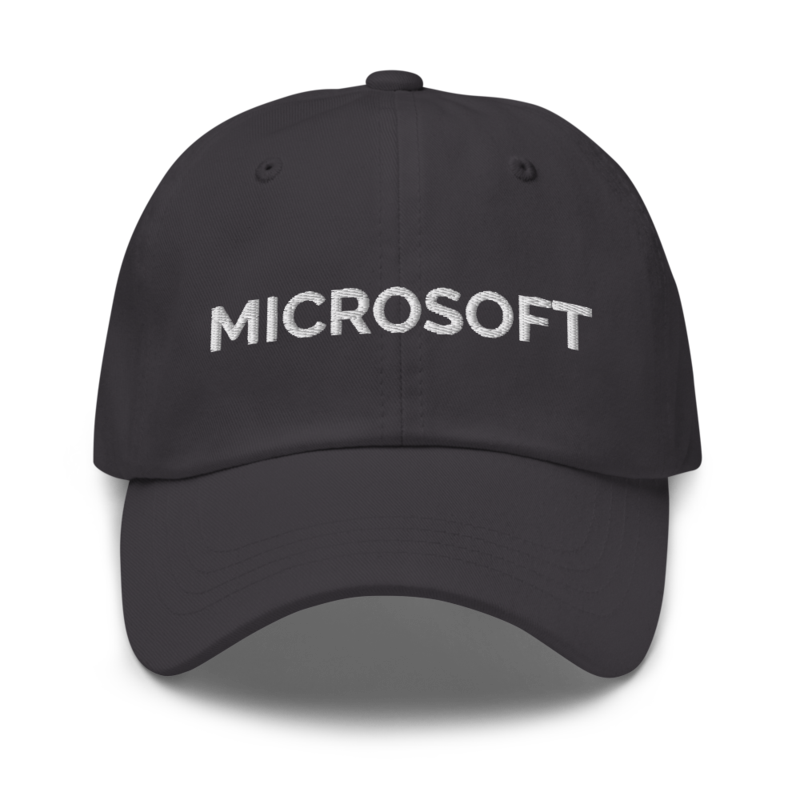 Microsoft Hat - Dark Grey