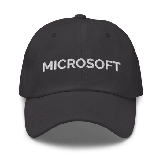 Microsoft Hat - Dark Grey