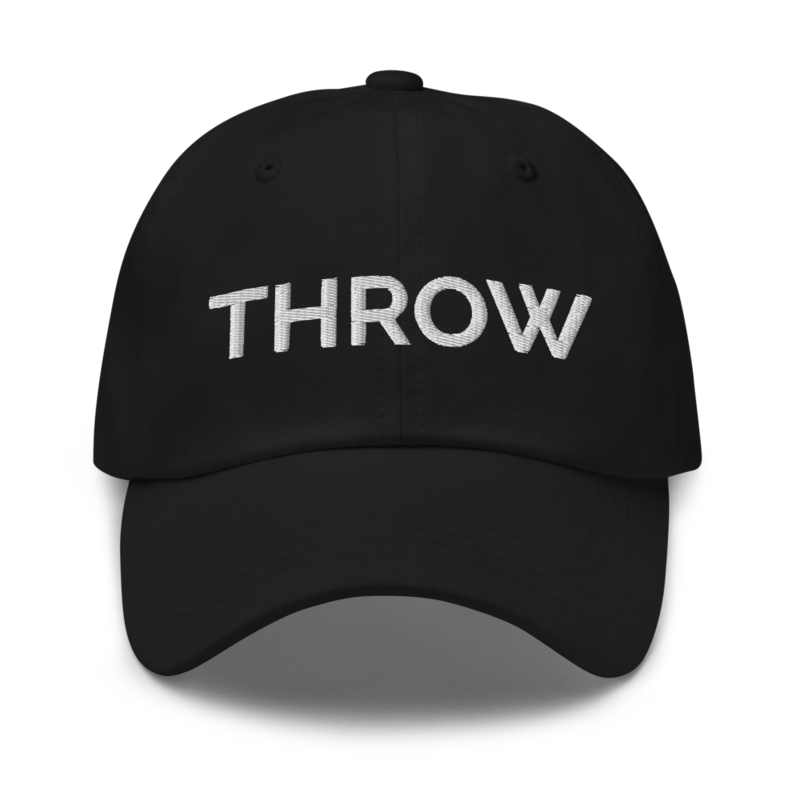 Throw Hat - Black