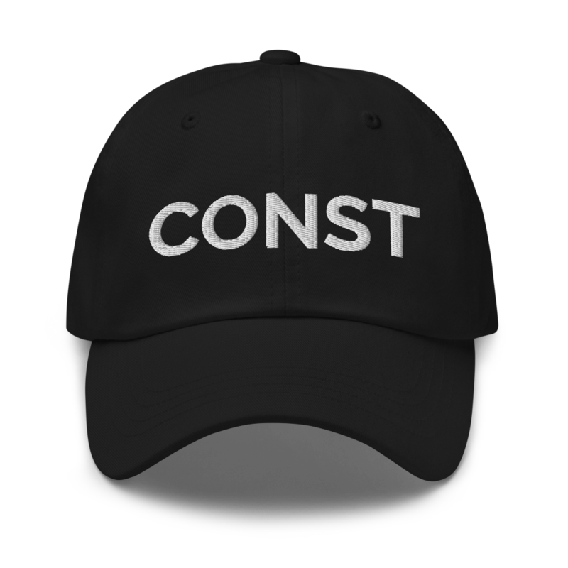 Const Hat - Black