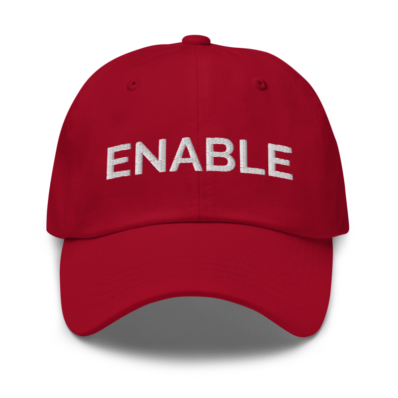 Enable Hat - Cranberry
