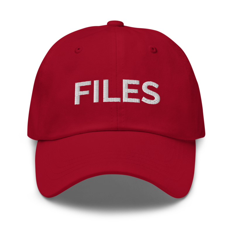 Files Hat - Cranberry