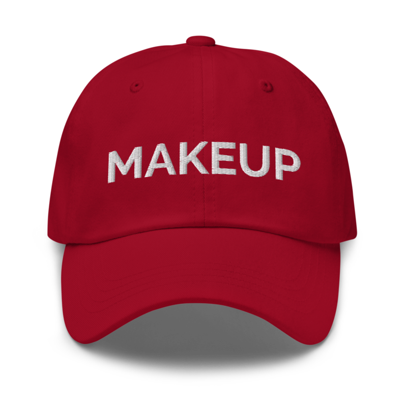 Makeup Hat - Cranberry