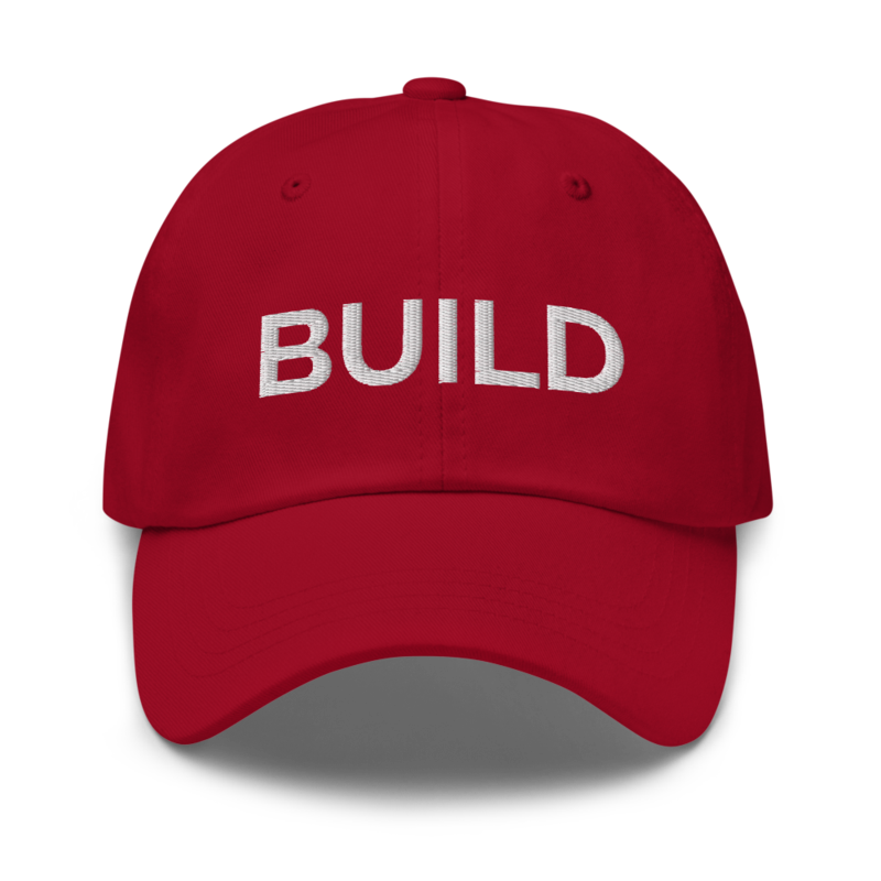 Build Hat - Cranberry