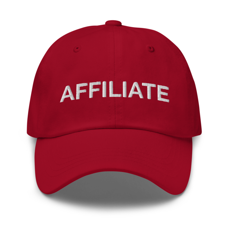 Affiliate Hat - Cranberry