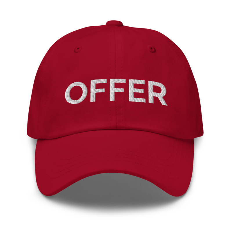 Offer Hat - Cranberry