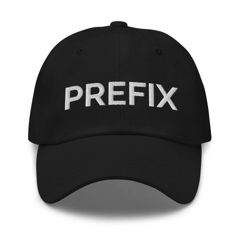 Prefix Hat - Black