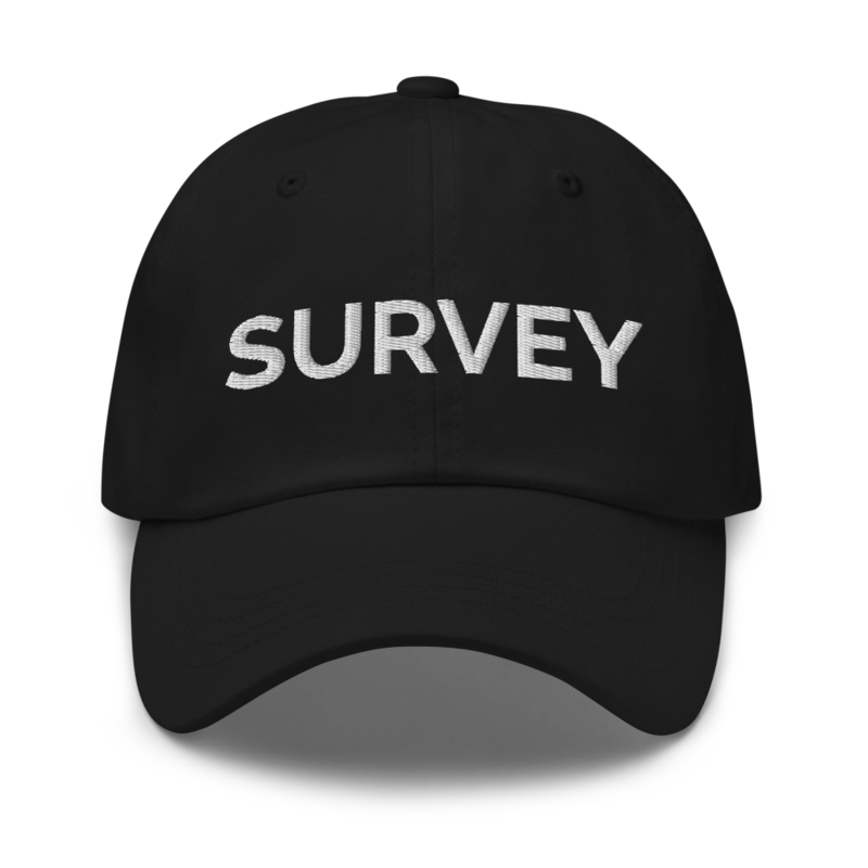 Survey Hat - Black