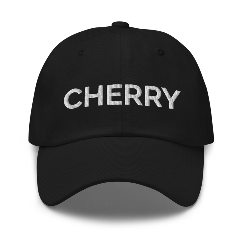 Cherry Hat - Black