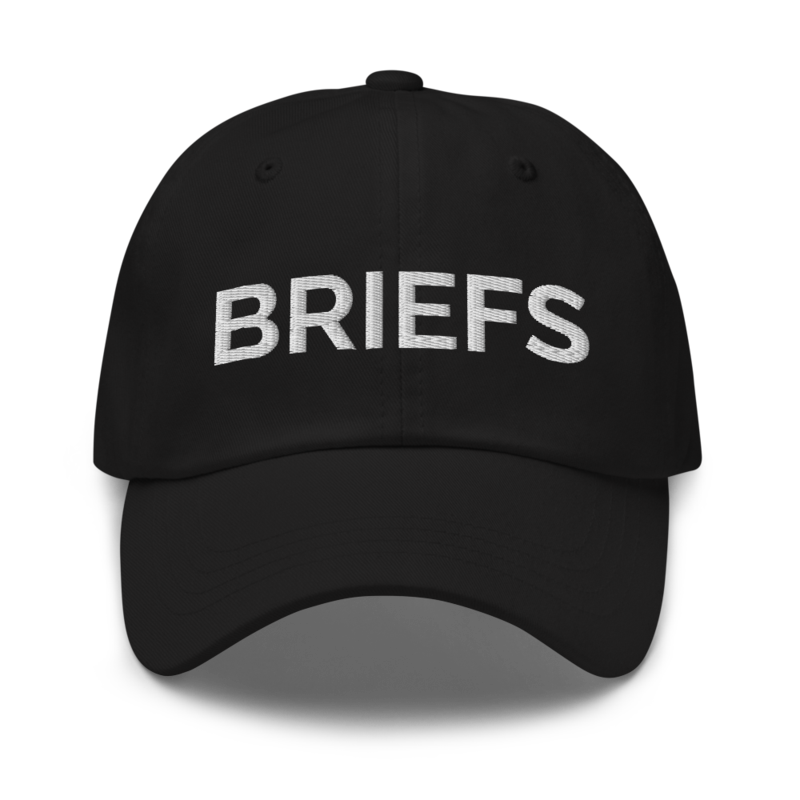 Briefs Hat - Black