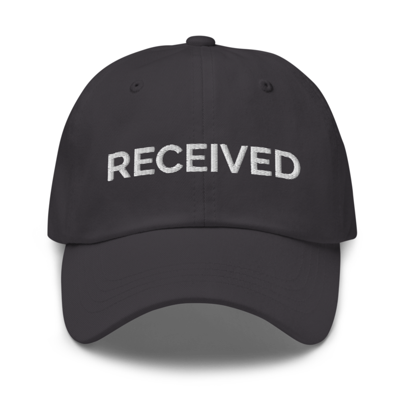 Received Hat - Dark Grey