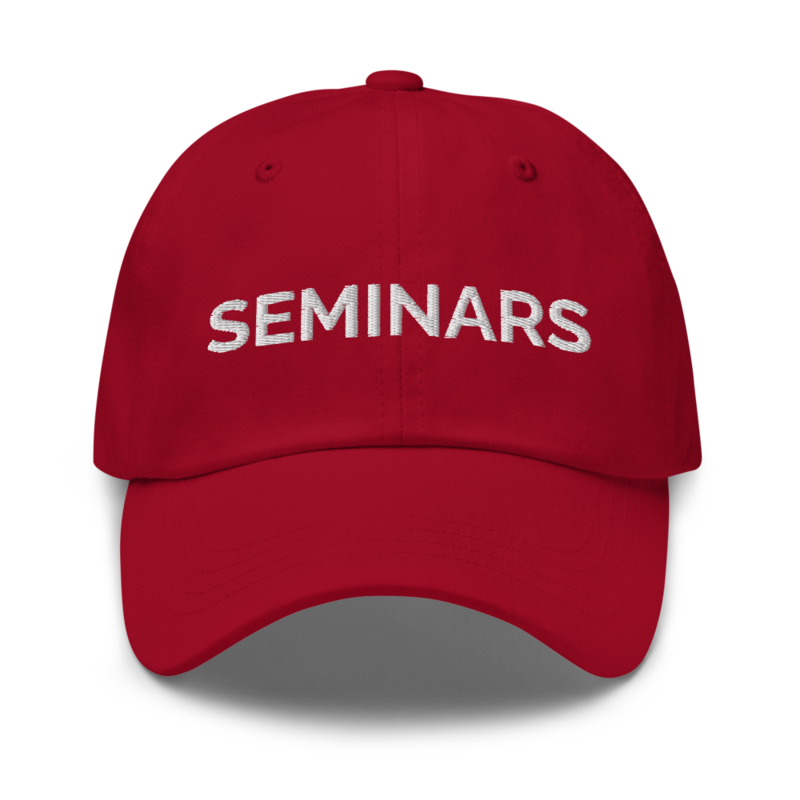Seminars Hat - Cranberry