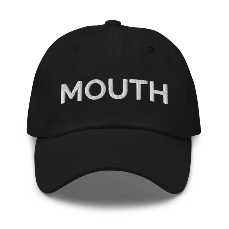 Mouth Hat - Black