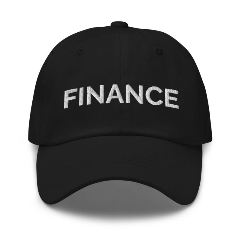 Finance Hat - Black