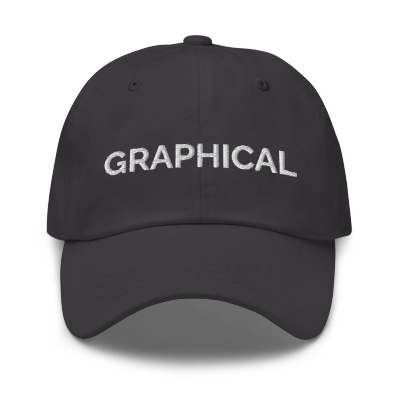 Graphical Hat - Dark Grey