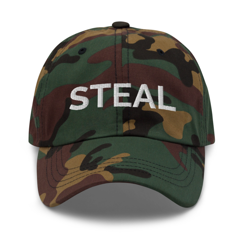 Steal Hat - Green Camo