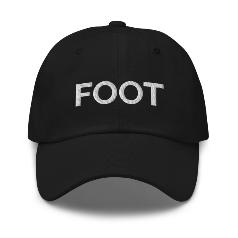 Foot Hat - Black