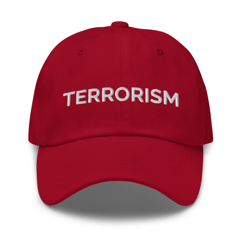 Terrorism Hat - Cranberry