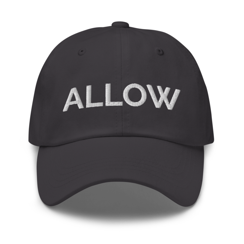 Allow Hat - Dark Grey