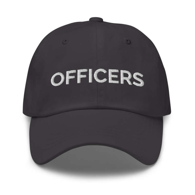 Officers Hat - Dark Grey