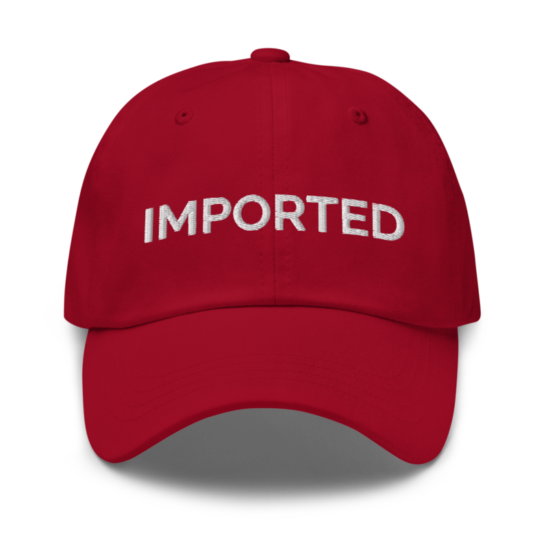Imported Hat - Cranberry
