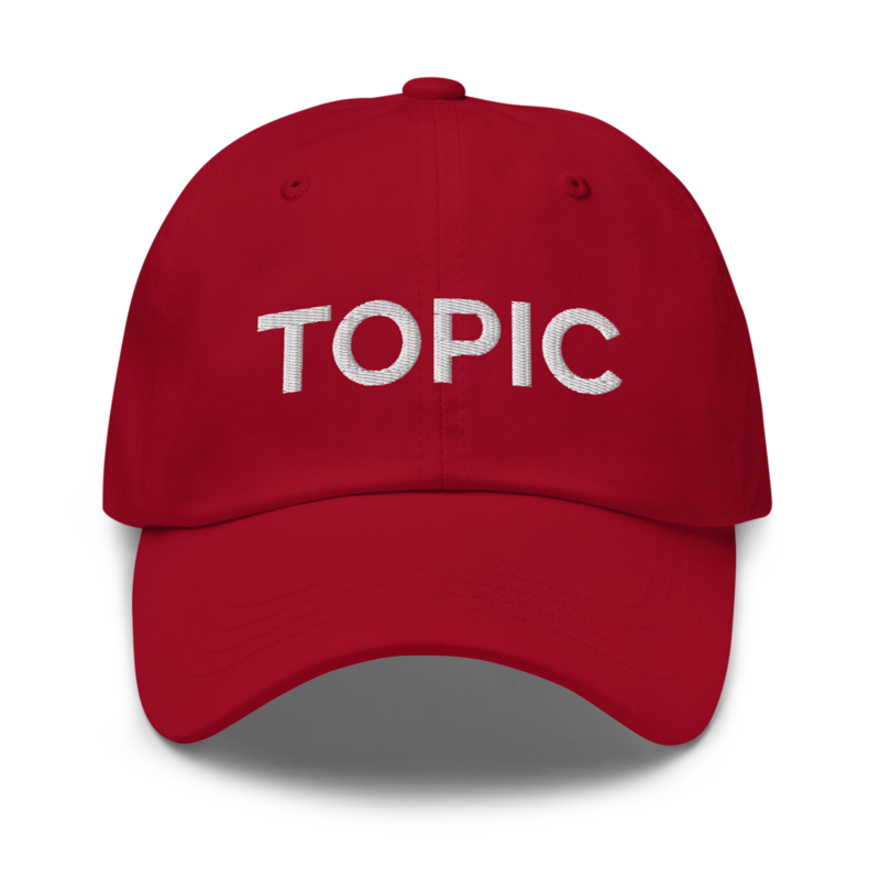 Topic Hat - Cranberry