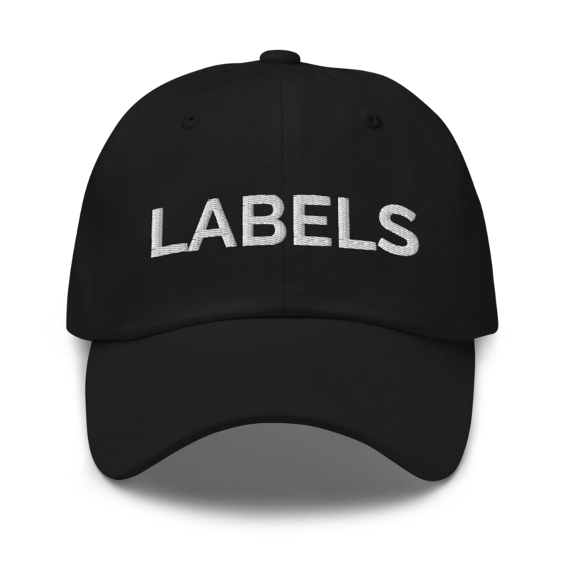 Labels Hat - Black