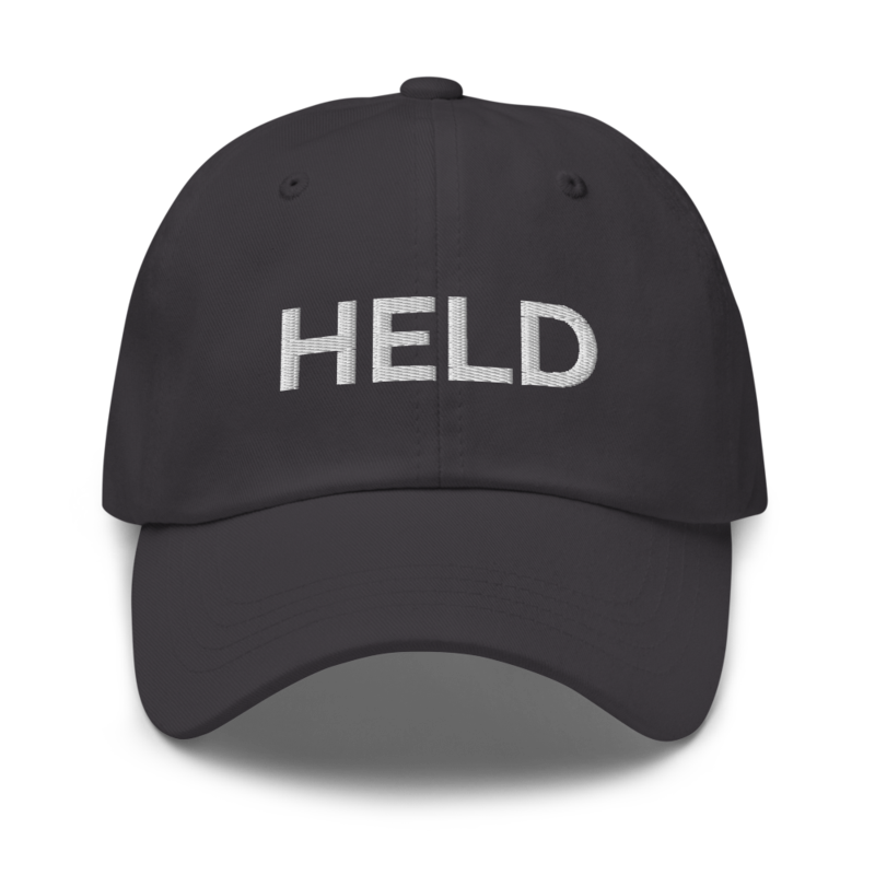 Held Hat - Dark Grey