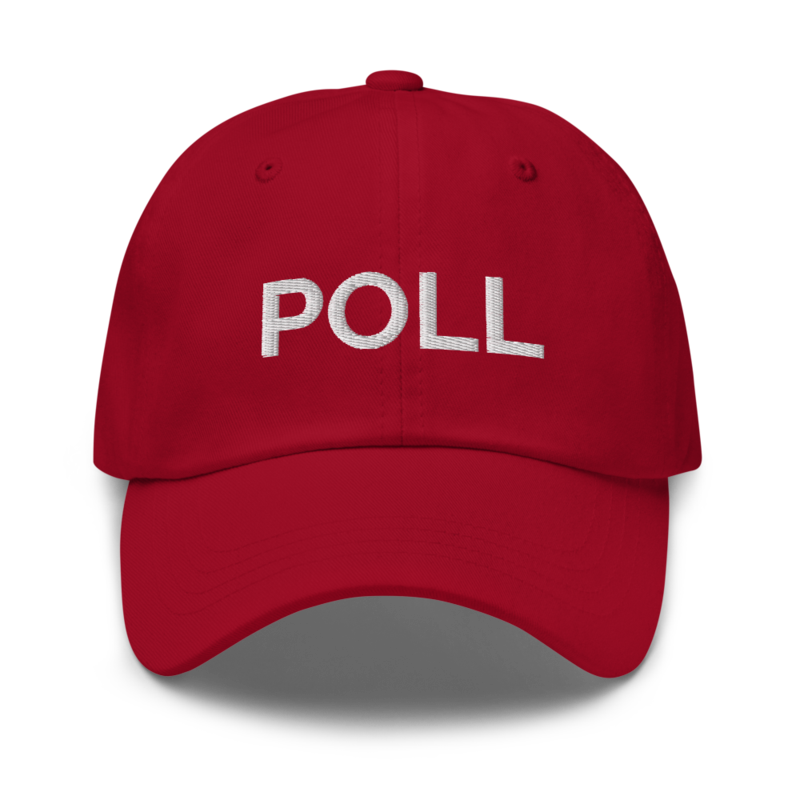 Poll Hat - Cranberry