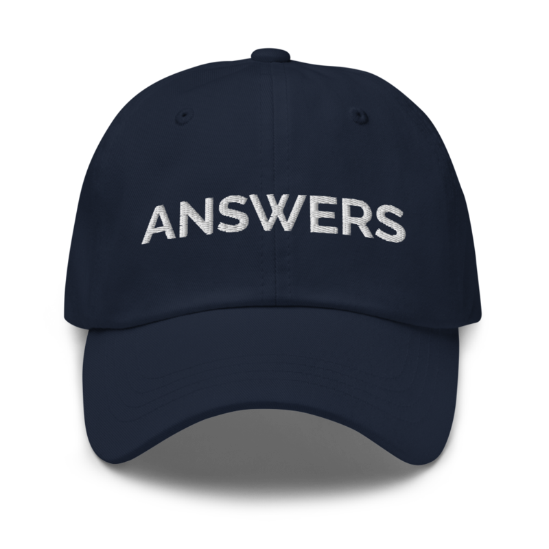 Answers Hat - Navy