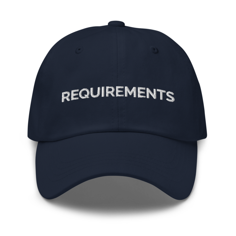 Requirements Hat - Navy