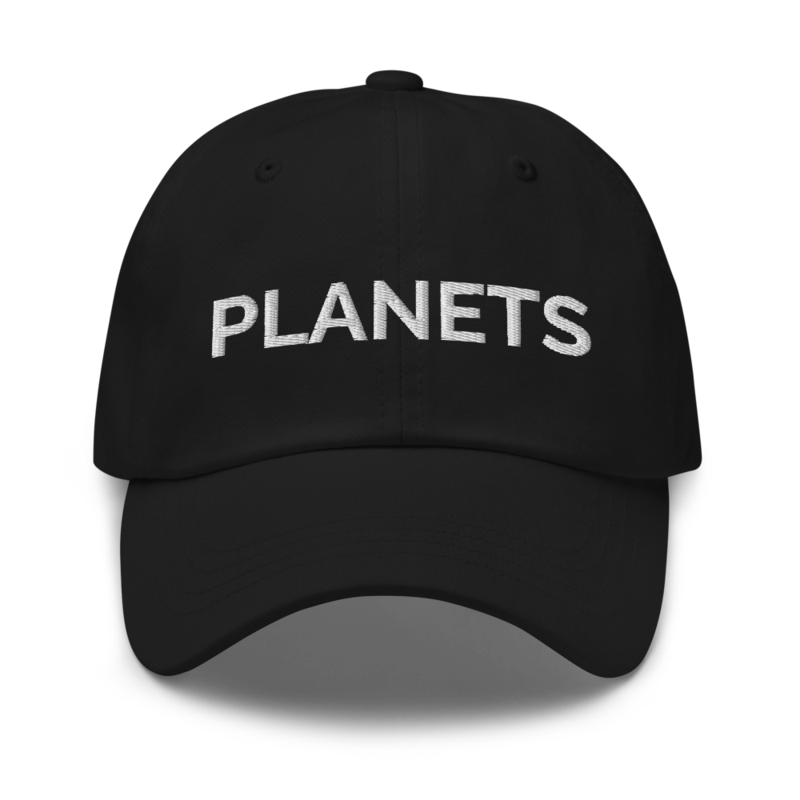 Planets Hat - Black
