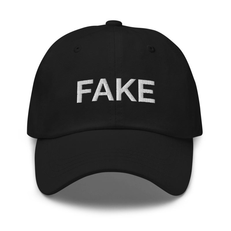 Fake Hat - Black
