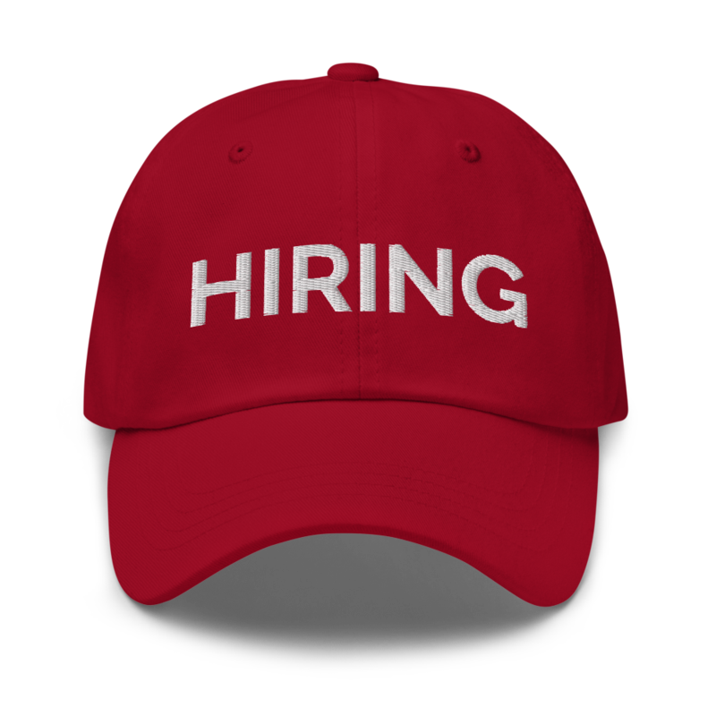 Hiring Hat - Cranberry