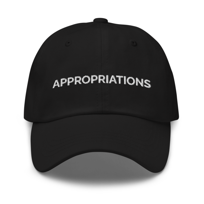Appropriations Hat - Black