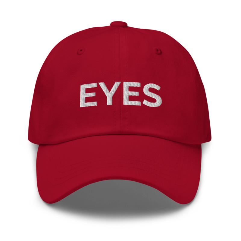 Eyes Hat - Cranberry